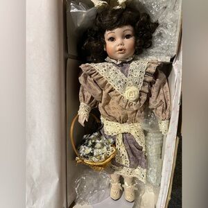 Vintage Marie Osmond LE 1992 Sarah Country Girl Collection Porcelain Doll #224